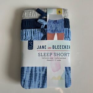 NWT Jane and Bleecker Ladies Sleep Shorts 3-Pack